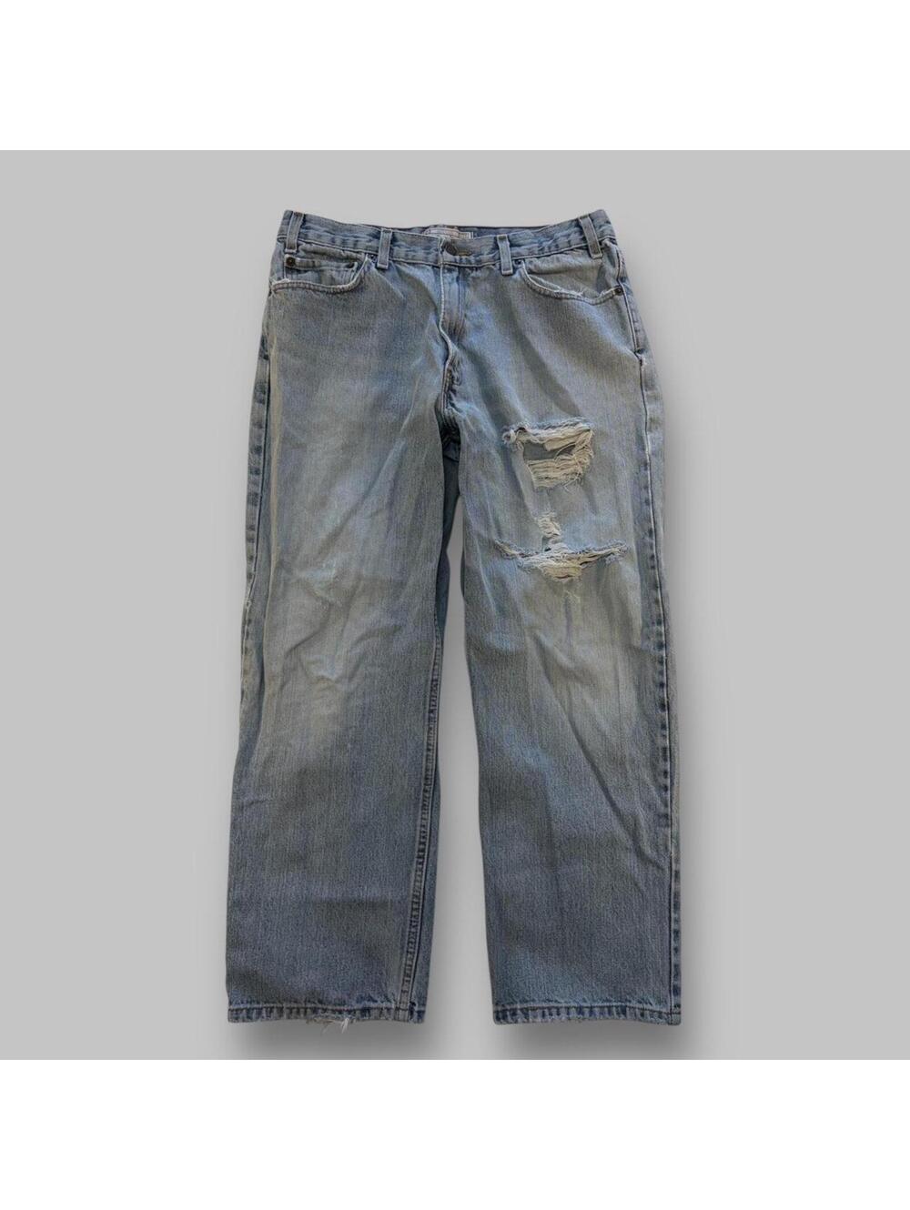 Y2K levis distressed and faded